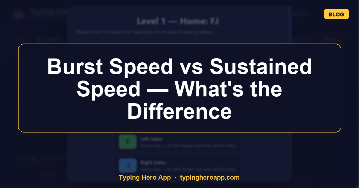 Burst Speed vs Sustained Speed — What's the Difference