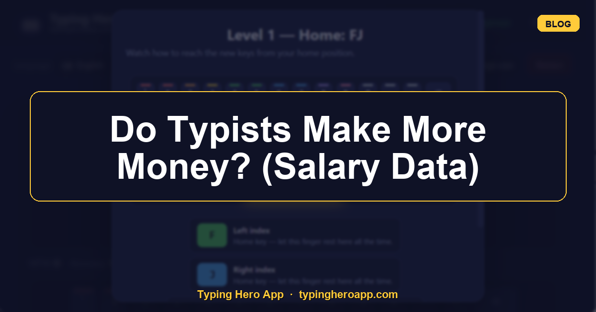 Do Typists Make More Money? (Salary Data)