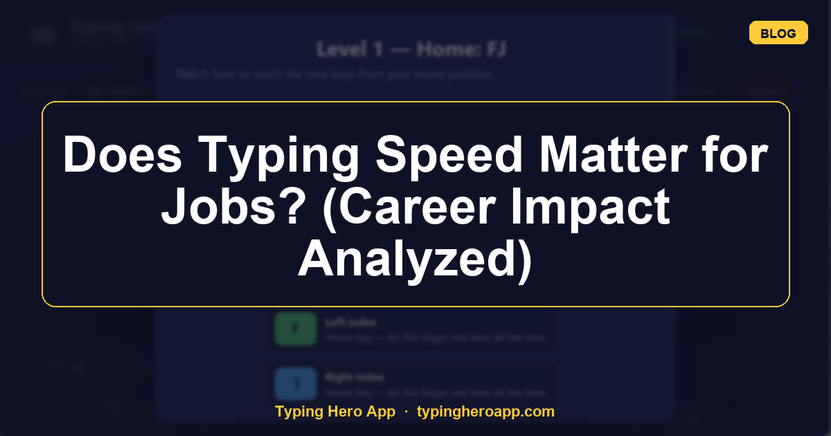 Does Typing Speed Matter for Jobs? (Career Impact Analyzed)