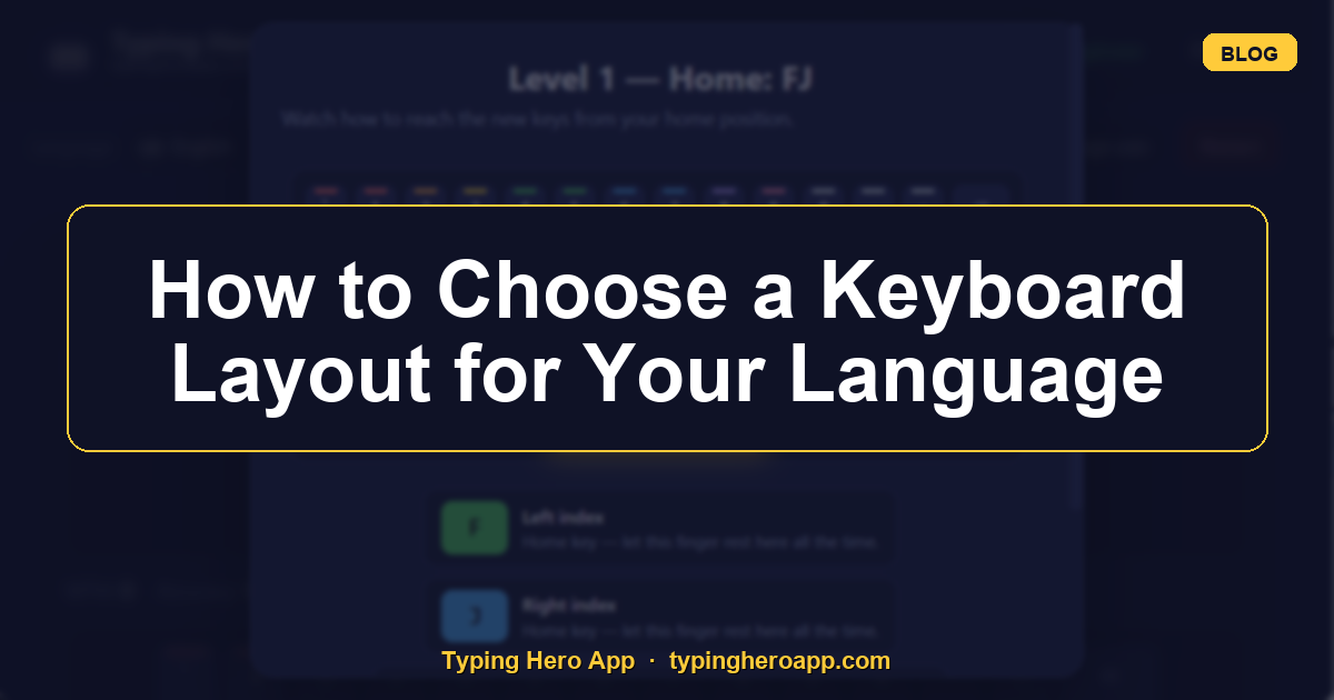 How to Choose a Keyboard Layout for Your Language