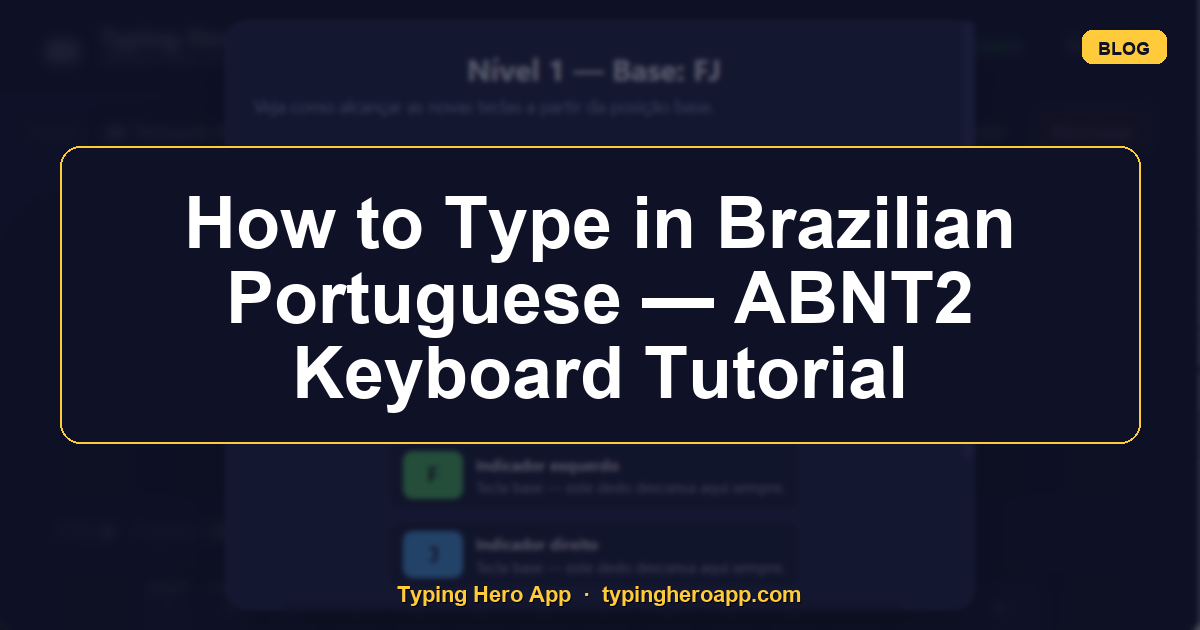 How to Type in Brazilian Portuguese — ABNT2 Keyboard Tutorial